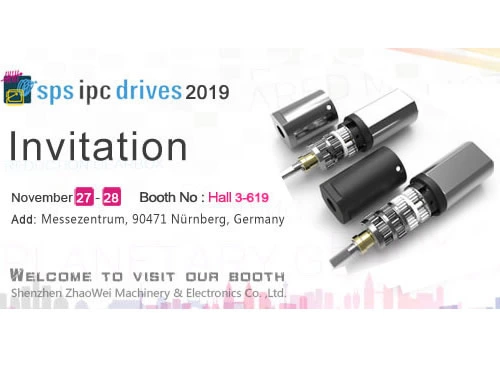 ZHAOWEI präsentiert Getriebemotoren auf der SPS IPC DRIVES