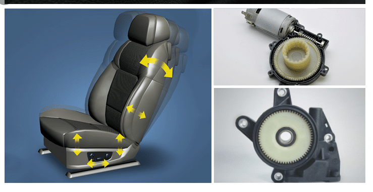  Motores de Engranajes de 12V para el Ajuste de Asientos de Coche