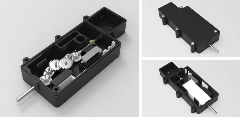 EV Şarj Cihazı Elektronik Kilidi için 12V Yüksek Torklu DC Motor