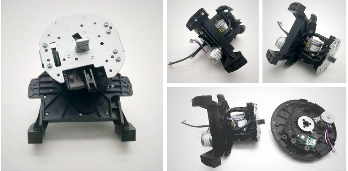 Automotive display HUD rotating motor