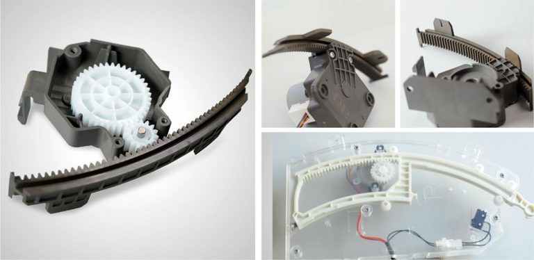 Motores de engranajes de 12V con codificadores