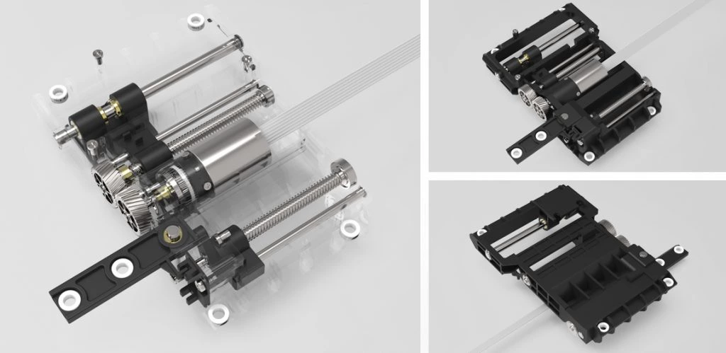 sliding soundbar brushless gear motor