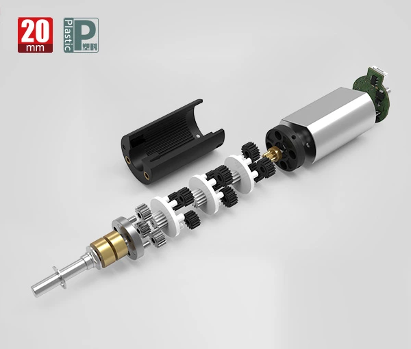 20-mm-Bürsten-Gleichstrommotor