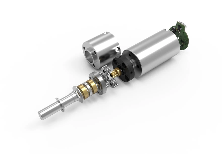22 mm metal motor