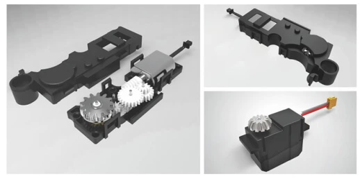 Getriebemotor für intelligentes Schloss im Möbel