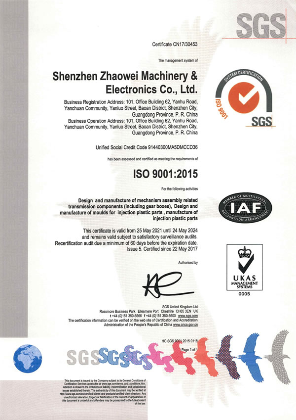 Certificado ISO 9001