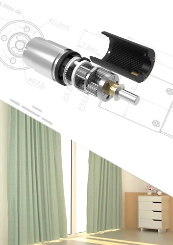 Motor für intelligenter elektrischer Vorhang