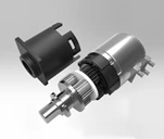 Rotating Motor Gearbox