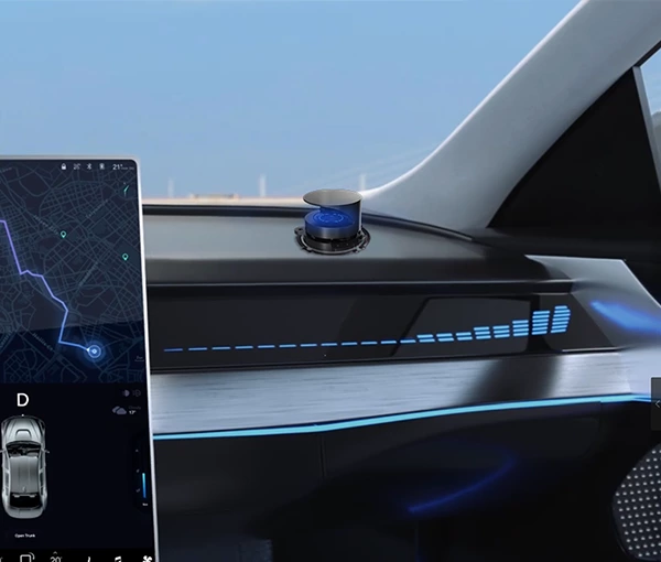 Antriebssystem für Autohebelautsprecher