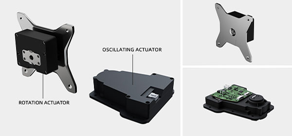 Central Control Screen Oscillating&Rotation  Actuator