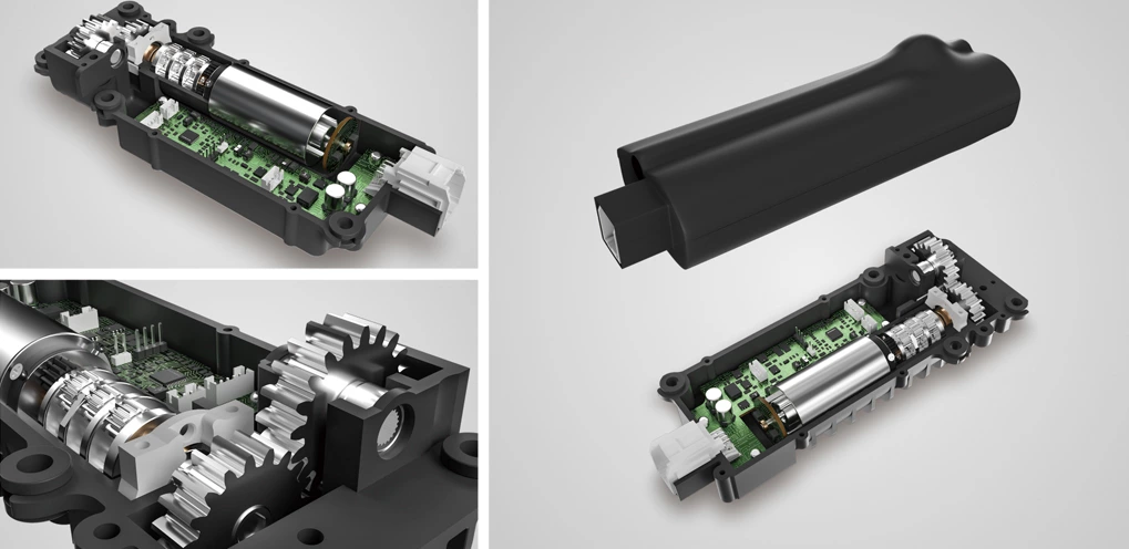Car tailgate motor