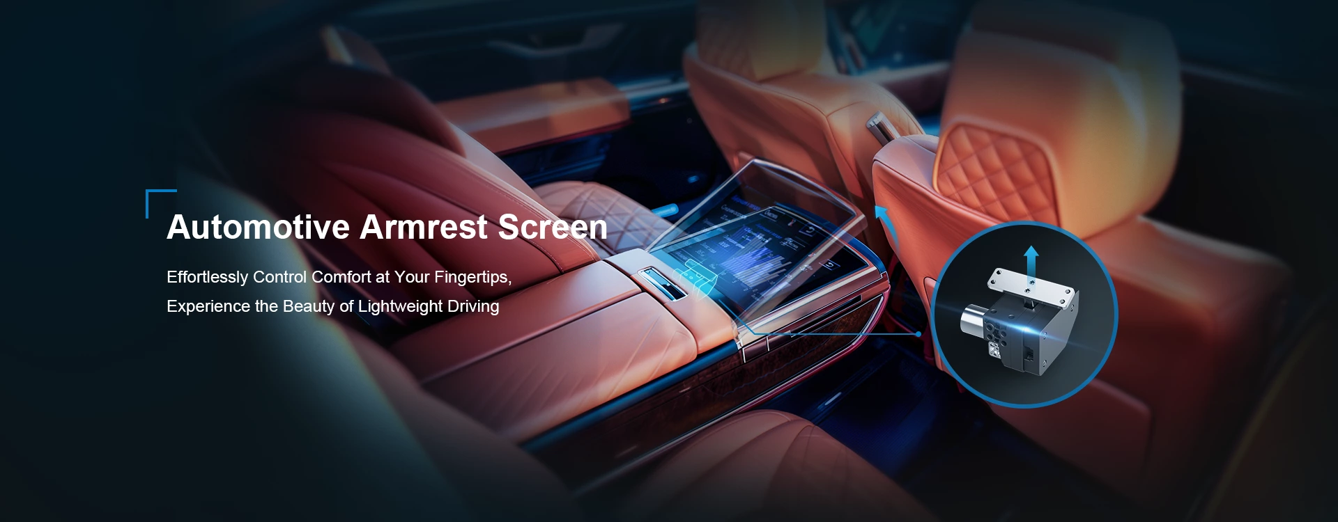 Automotive Armrest Screen
