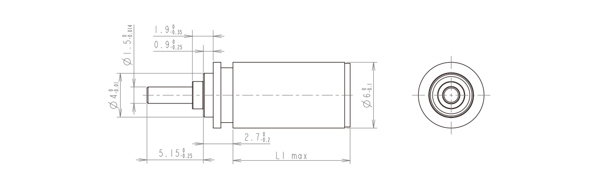 6mm gearbox drawing