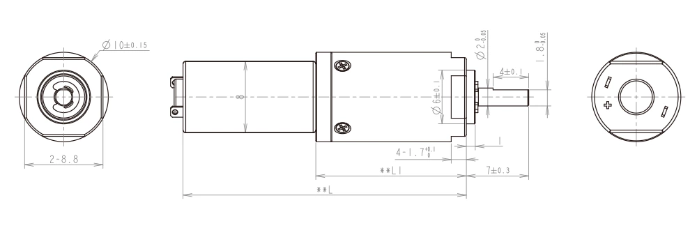 MD10mm technical drawing