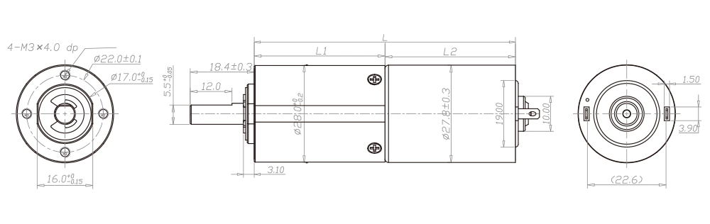 PD28mm technical parameters