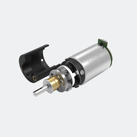 12V Plastic Brushed DC Motor (24mm) - ZHAOWEI