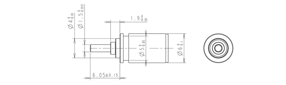 6mm high-preformance gear motor