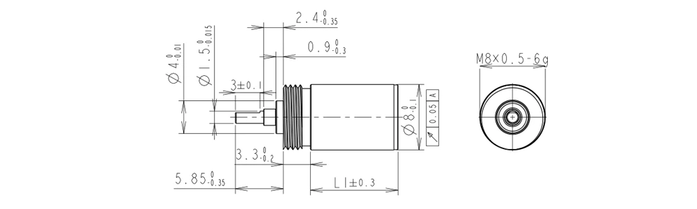 8mm high-preformance gear motor