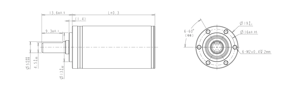 19mm high-preformance gear motor