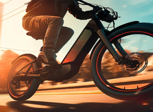 E-Bike Electronic Suspension Drive System