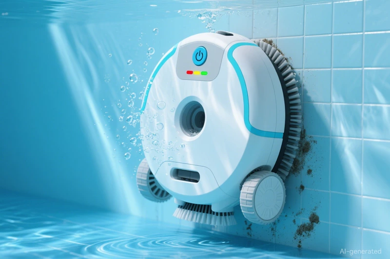 Drive System for Swimming Pool Cleaning Robot